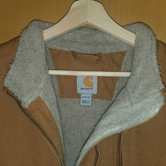 Carhartt Duck Canvas Sherpa Lined Vest NWOT - Picture 7 of 11